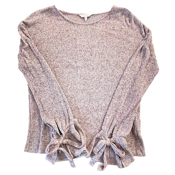 🌀 Lucky Brand Bell Sleeve Lightweight Marled Sweater - Picture 8 of 8
